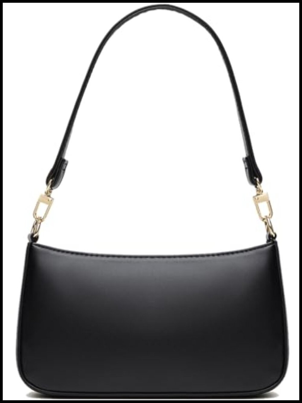 Retro Hobo Shoulder Bag Women Vegan Leather Crossbody Purse Adjustable Strap